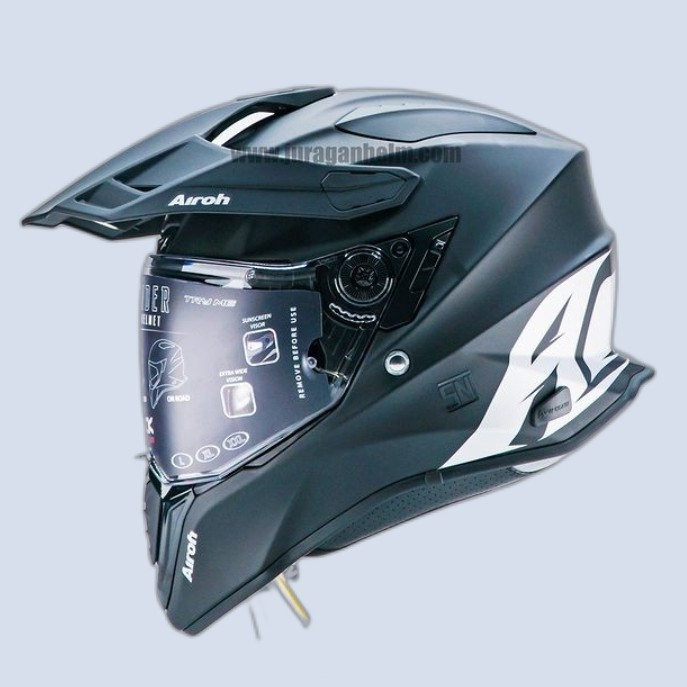 Jual [New] Helm Airoh Commander Touring Matt Black Berkualitas | Shopee ...