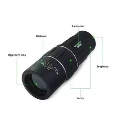 Jual MONOCULAR SCOPE 16 X 52 HD ORIGINAL TEROPONG PANDA -27sg | Shopee ...