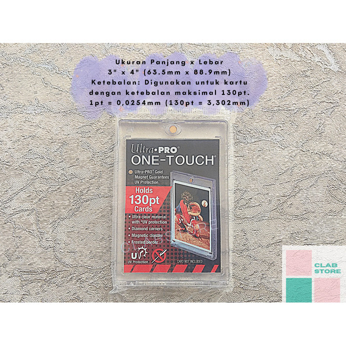 Jual Ultra Pro 130Pt Uv One Touch Holder Toploader Jersey