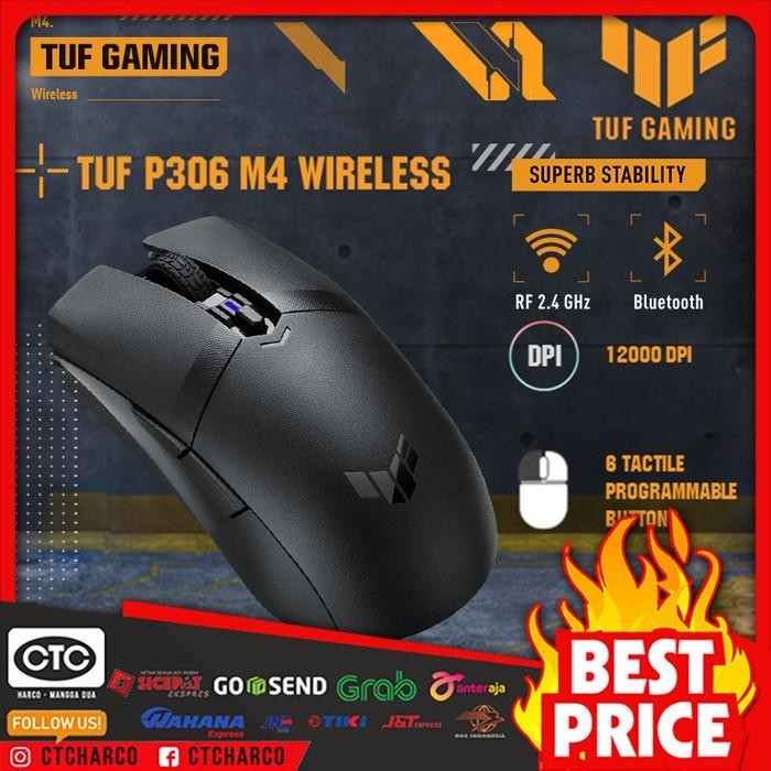 Jual Mouse Gaming Asus Tuf Gaming M4 Wireless - Tuf Gaming M4 Wireless ...