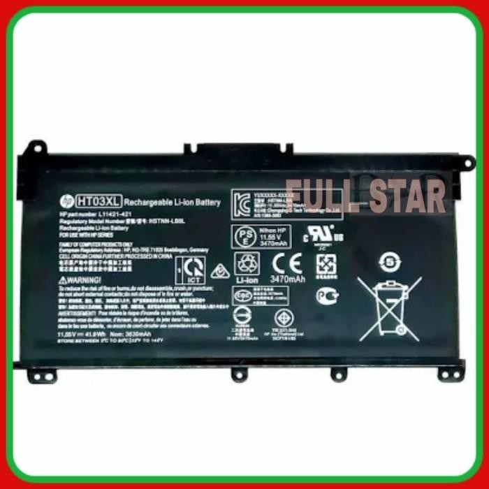 Batteria Per Notebook HP Pavilion HT03XL - 41.9Wh/3630mAh, 11.55V, Compatibile Con Molti Modelli 14 E 15 Pollici - Foto 4