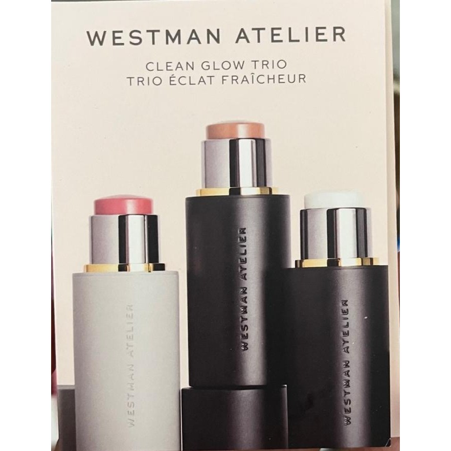Jual Westman Atelier Clean Glow Trio Highlighter Contour Stick Sample