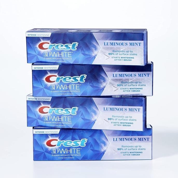 Jual Crest 3D White Luminous Mint Teeth Whitening Toothpaste ___Malla ...