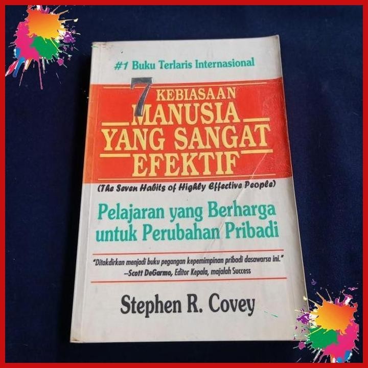 Jual Buku 7 Kebiasaan Manusia Yang Sangat Efektif Stephen R Covey (aba ...