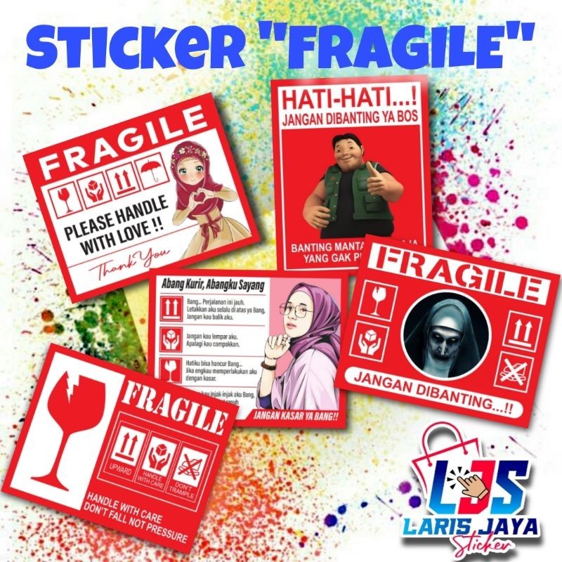 Jual (100 pcs) Sticker Fragile | Shopee Indonesia