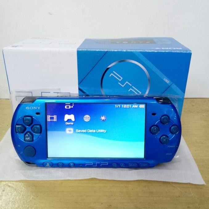 Jual Sony Psp Slim 3006 Blue 128Gb Full Game Premium | Shopee Indonesia