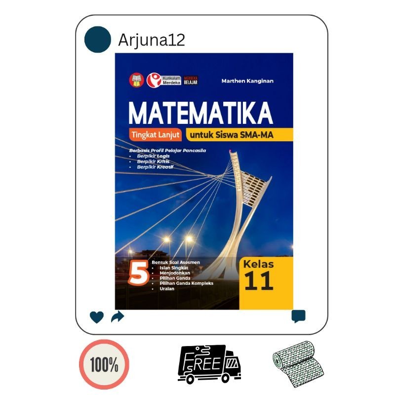 Jual Buku Matematika Tingkat Lanjut Untuk Siswa Sma Ma Kelas 11 Yrama Widya Shopee Indonesia 7391