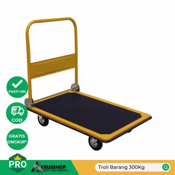 Jual Troli Barang Lipat/Trolli Angkut Manual/Trolley/Krisbow/300Kg ...