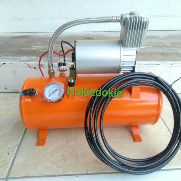 Jual Tabung Kompresor Angin Telolet Otomatis 12v 6 Liter Shopee Indonesia