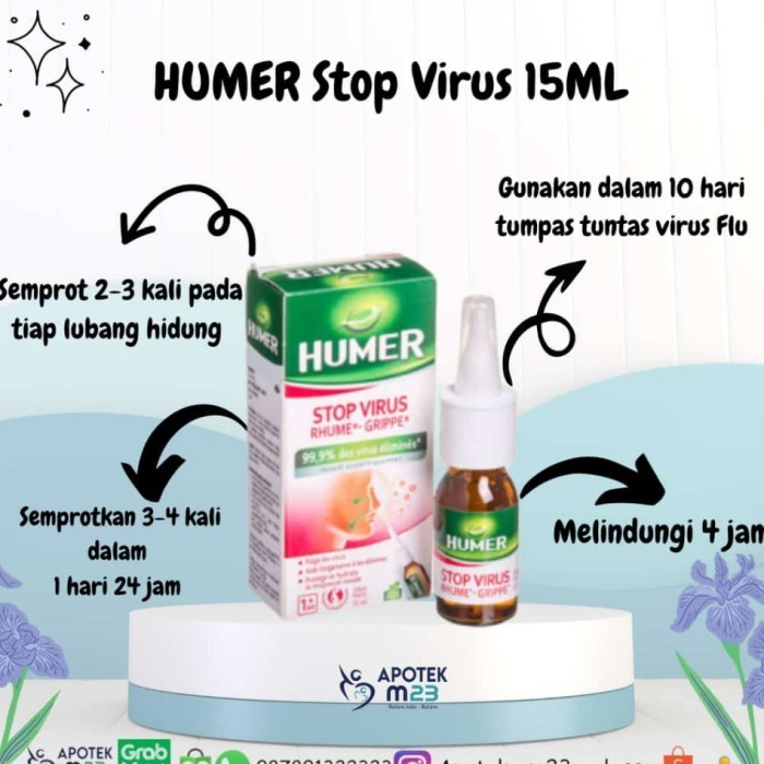 Jual Humer Stop Virus Nasal Spray | Shopee Indonesia