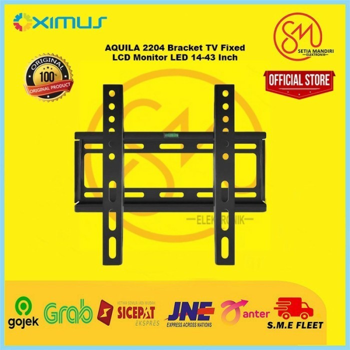 Jual Ready Oximus Aquila Bracket Tv Fixed Untuk Lcd Monitor Led