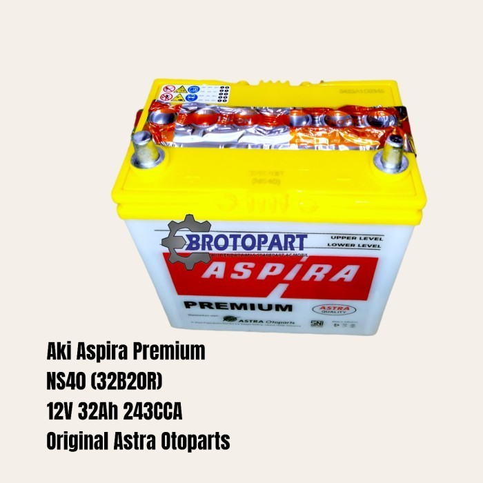 Jual Aki Mobil Suzuki Jimny Carry, Futura, Katana Accu Aspira Ns40 32Ah