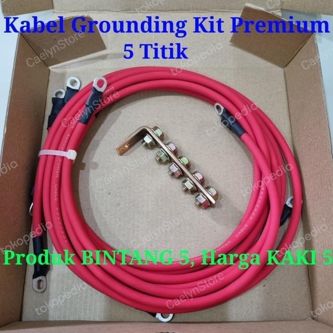 Jual Ground Wire Kit Kabel Grounding Mobil 8 Awg 8Awg 5 Titik High ...