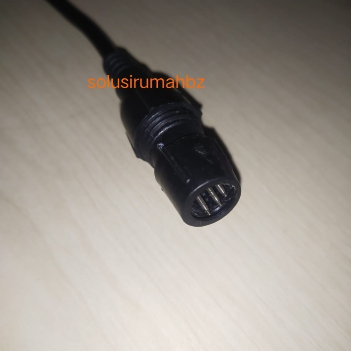 Jual cusss order] adapter LAMPU LED strip adaptor 2 PIN BULAT hitam ...