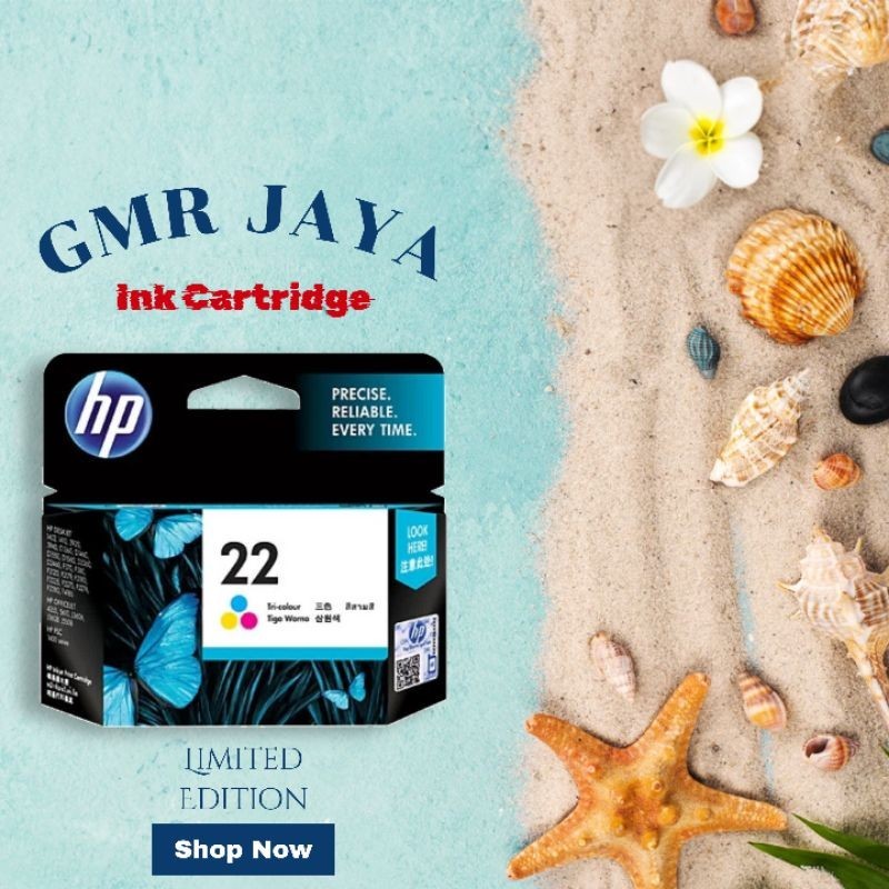 Jual Tinta hp Cartridge 22 Tri-Color Original (C9352AA) | Shopee Indonesia