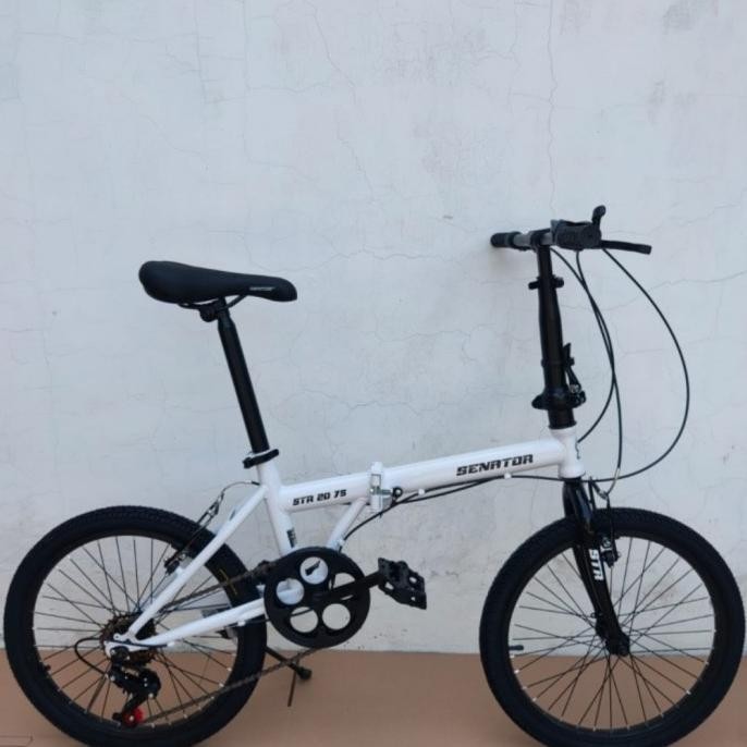 Jual Sepeda Lipat 20 Inch Senator 7 Speed New | Shopee Indonesia