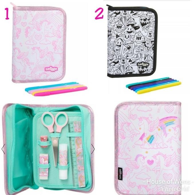 Jual Smiggle Diy Lets Go Triple Pocket Pencil Case Kit Tempat Pensil