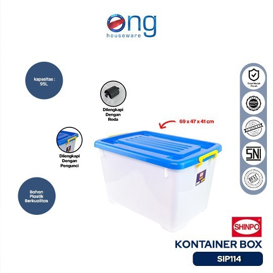 Jual Gercep Container Kontainer Box Kotak Penyimpanan Plastik Shinpoo Terlaris Shopee 1723