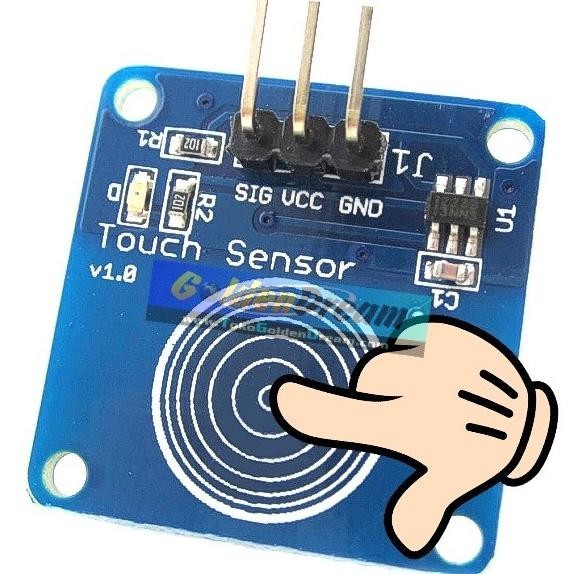 Jual Saklar Sentuh Touch Sensor Capacitive TTP223B Digital Switch ... image.