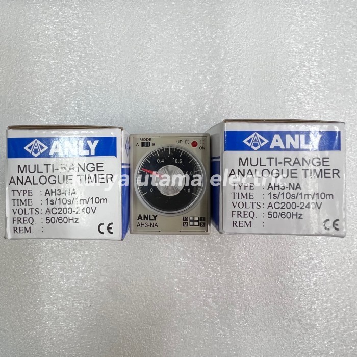 Jual Timer Anly Ah3-Na Multi Range Analogue Timer Anly Ah3-Na | Shopee ...