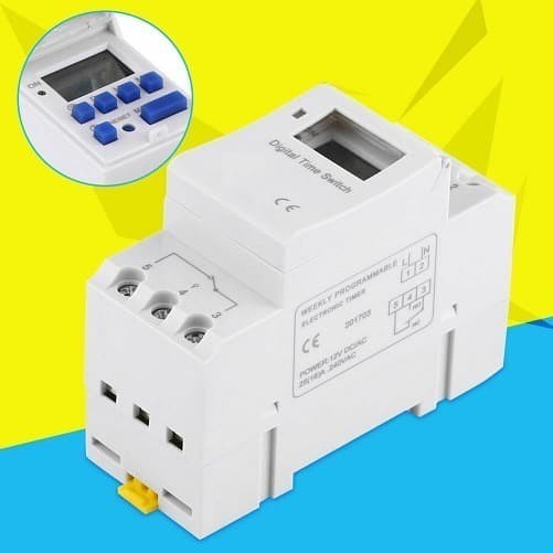 Jual Electronic Weekly Programmable Digital Time switch Relay Timer ...