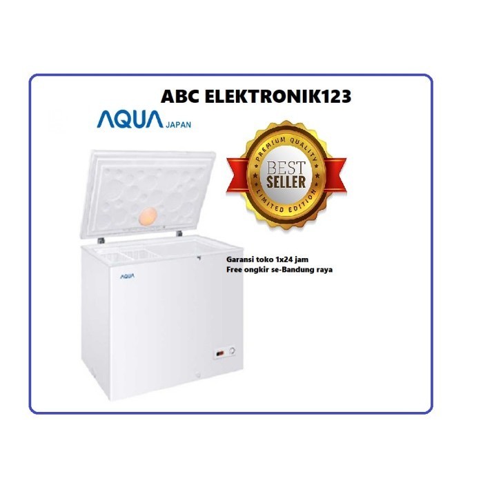 Jual Aqua Aqf Fr Chest Freezer Box Fr Lemari Pembeku Liter