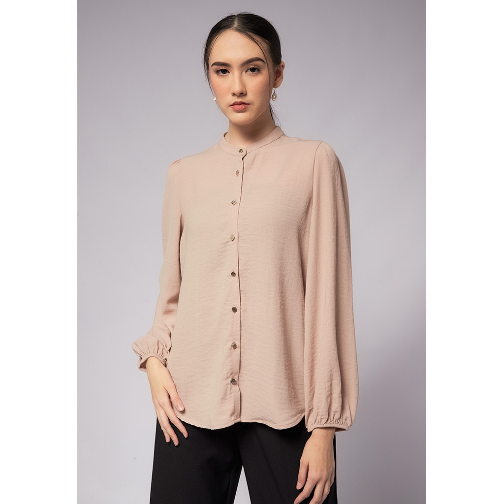 TONI Coco Long Sleeve Blouse Taupe main image 0