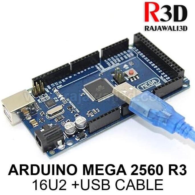 Jual Arduino Mega 2560 R3 16u2 Clone White Logo + USB Cable | Shopee ...