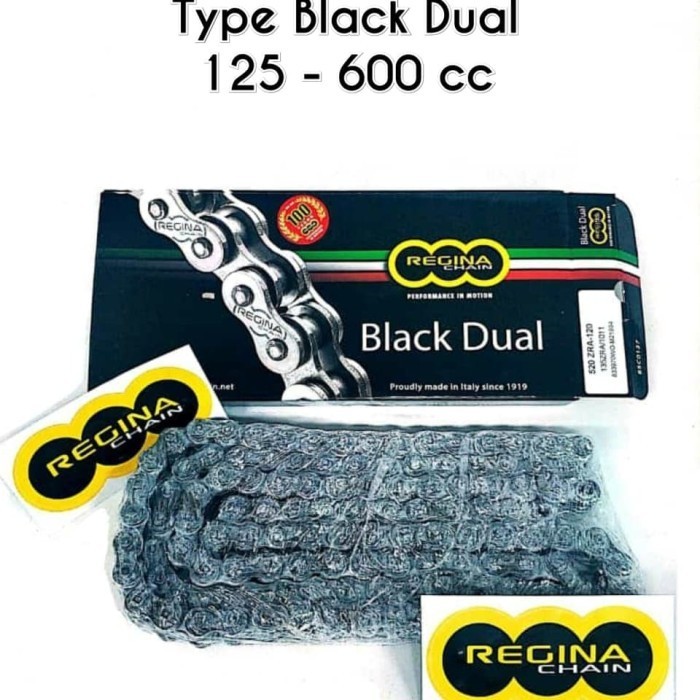 Jual Rantai Regina 520 - 120 Type Black Dual 125 - 600Cc | Shopee Indonesia