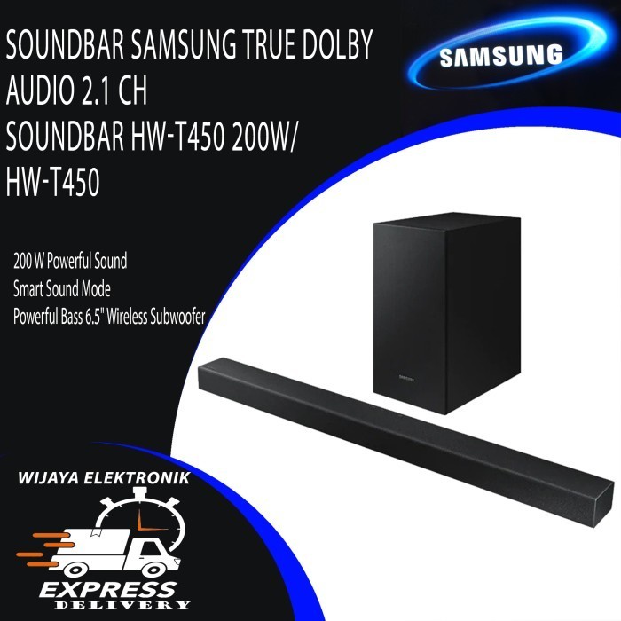 Jual Soundbar / Speaker Bluetooth Samsung Hw-T450 True Dolby Audio 2 ...