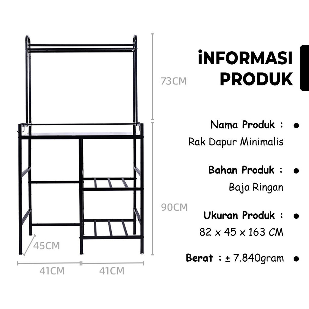 Jual Hydrocycle - Rak Meja Kompor Gas Minimalis Bahan Baja Ringan ...