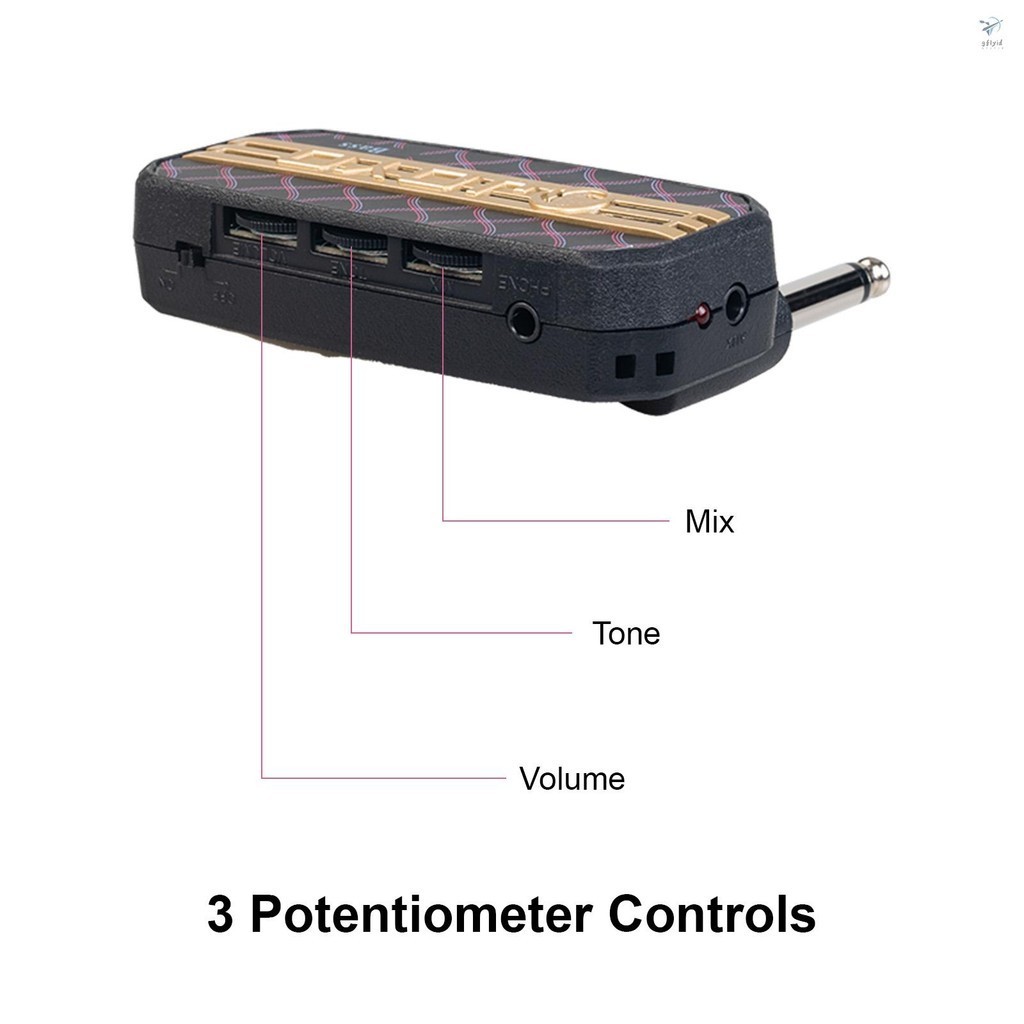 Jual [Ready] JOYO Mini Amp Portable Electric Bass Headphone Amplifier 3 ...