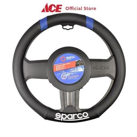Jual New Ace Sparco Sarung Setir Mobil Flat Based - Biru Terlaris ...