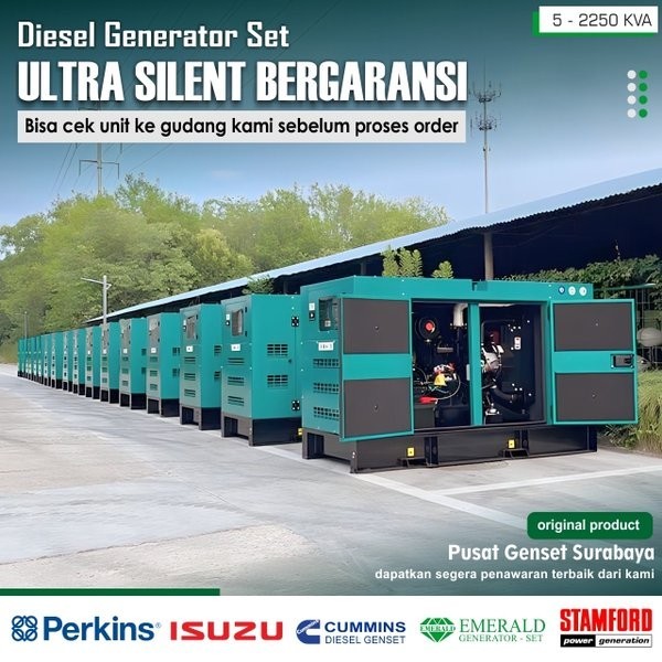 Jual Harga Genset 20 Kva 25 Kva 30 Kva - PERKINS ISUZU CUMMINS EMERALD ...