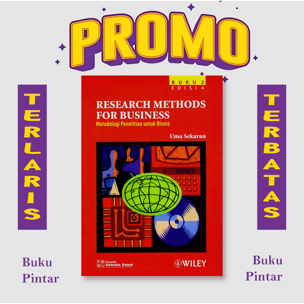 Jual Research Methods For Business Buku 2 Edisi 4 ( Metodologi ...