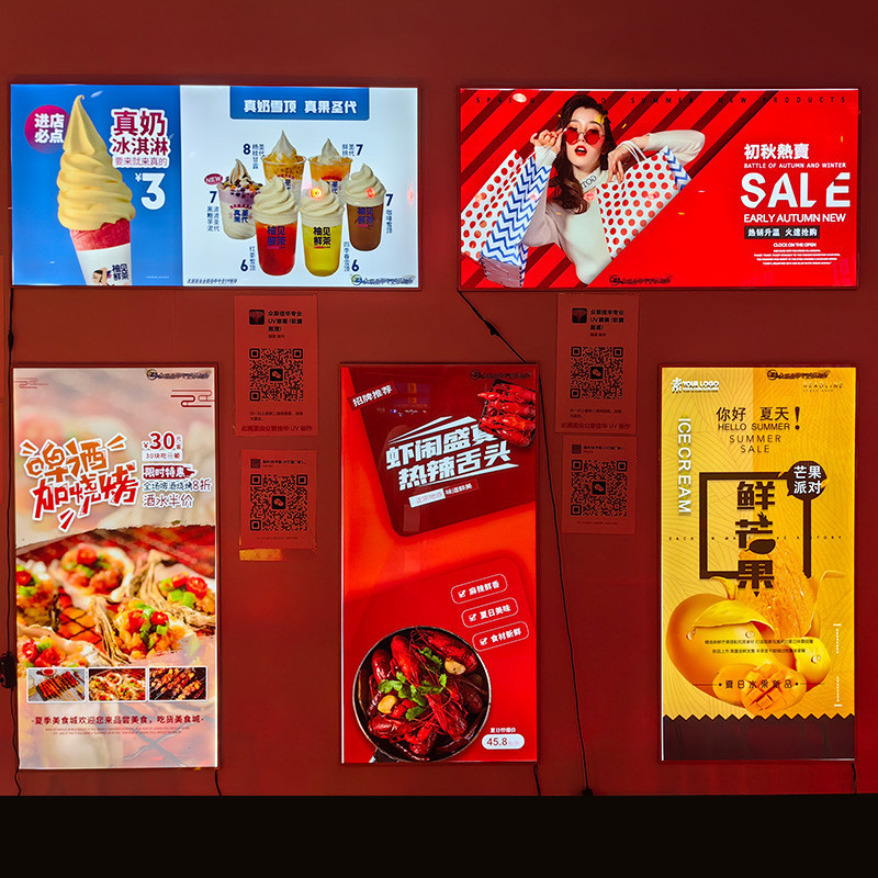 Jual LED Cafe Menu Board/LED Signboard/ Slim Light Box/LED Light Box ...