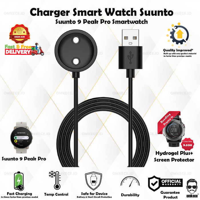 Jual Promo Cable Charger Suunto 9 Peak Pro Vertical Race Tipe B ...