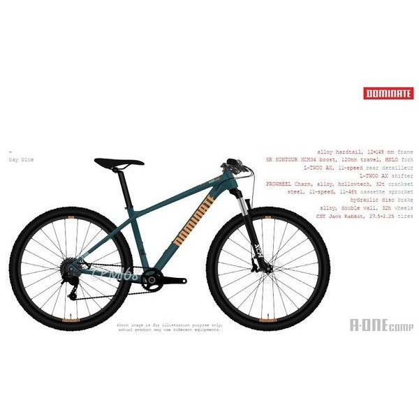 Jual SEPEDA GUNUNG DOMINATE A-ONE COMP ALLOY 11 SPEED HYDRAULIC MTB 27. ...