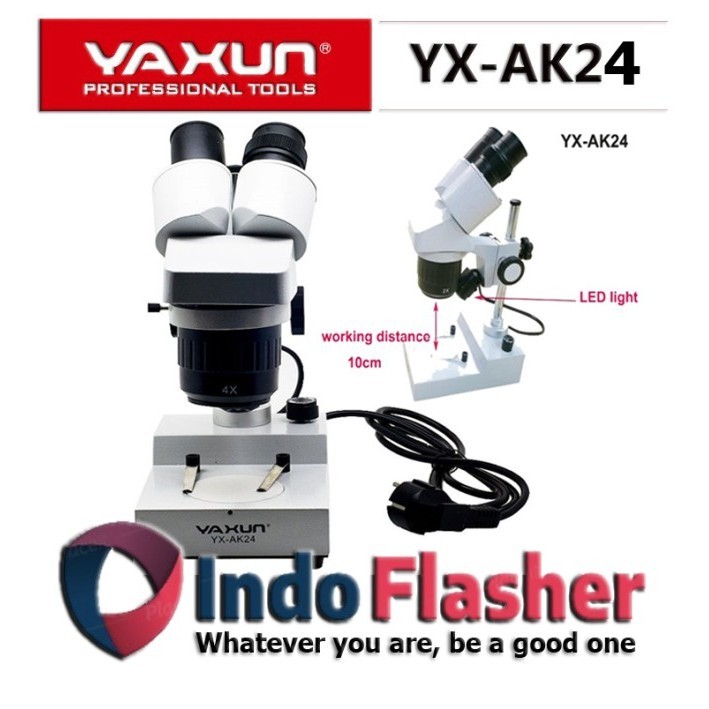 Jual Yaxun Ak24 Microscope Trinocular Microscope Digital Microscope Hp ...
