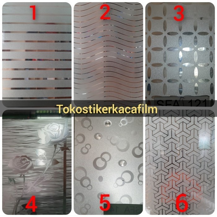 Jual Stiker Sticker Kaca Film Motif 1Roll (120 X 50Mtr) | Shopee Indonesia