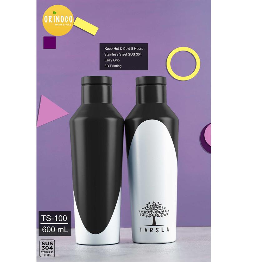 Jual Orinoco Botol Minum Thermos Ts-100 Two Tone Color 600 Ml Anti ...