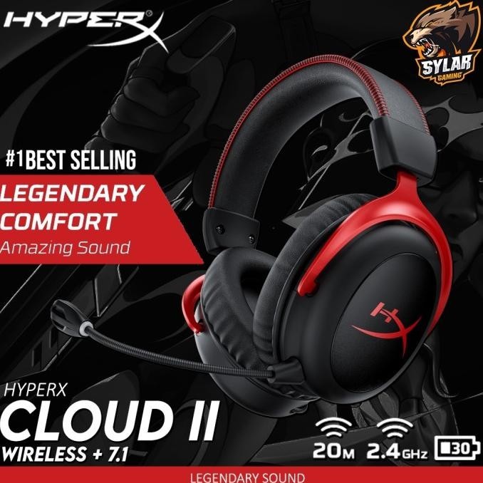 Jual HyperX Cloud 2 Wireless + 7.1 Gaming Headset | Shopee Indonesia