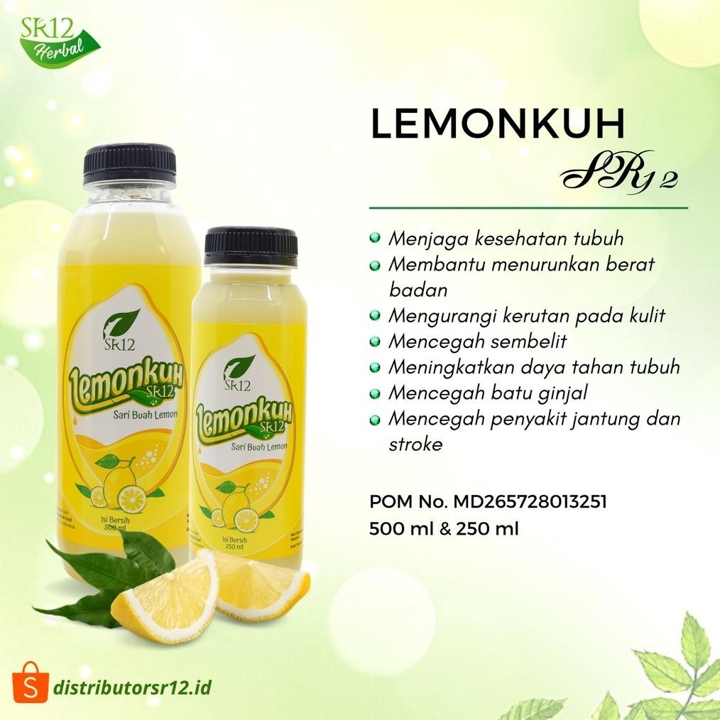 Jual Lemonkuh Sr12 Sari Buah Lemon Asli Minuman Herbal Daya Tahan Tubuh