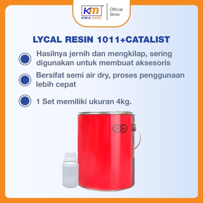 Jual RESIN LYCAL 1011 / RESIN BENING KERAS 4KG | Shopee Indonesia