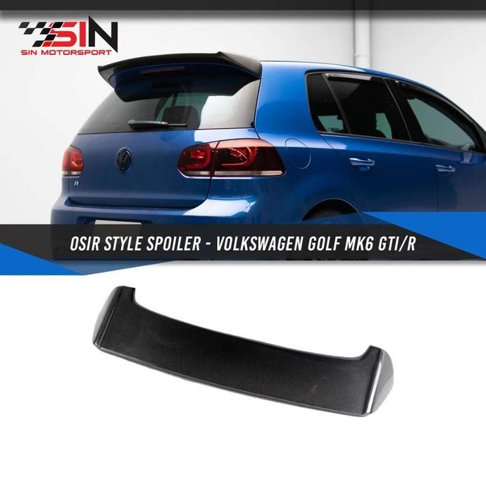 Jual Spoiler Vw Golf Mk6 Tsi Gti / Wing Vw Golf Carbon Osir Style Baru ...