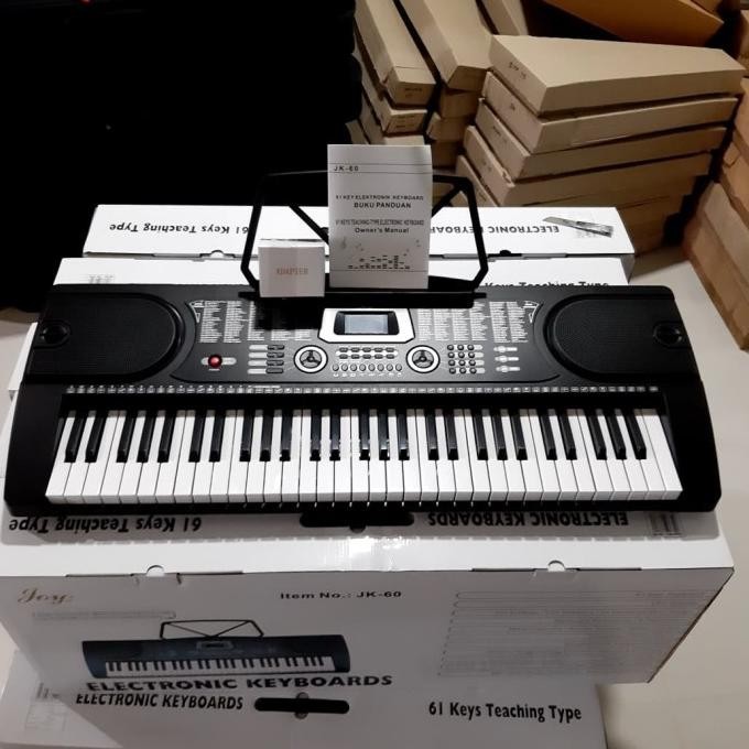Jual Baru Piano/Organ/Keyboard Joy Jk-60 Original Siap Pakai | Shopee ...