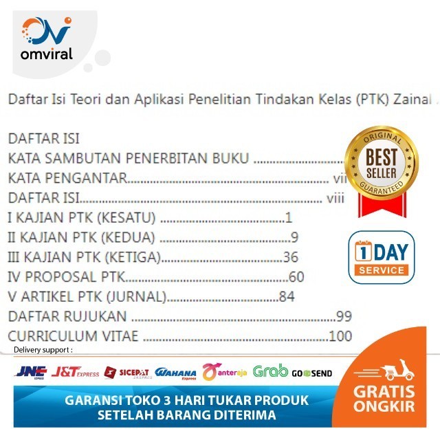 Jual Buku PTK Teori dan Aplikasi Penelitian Tindakan Kelas – Panduan ...