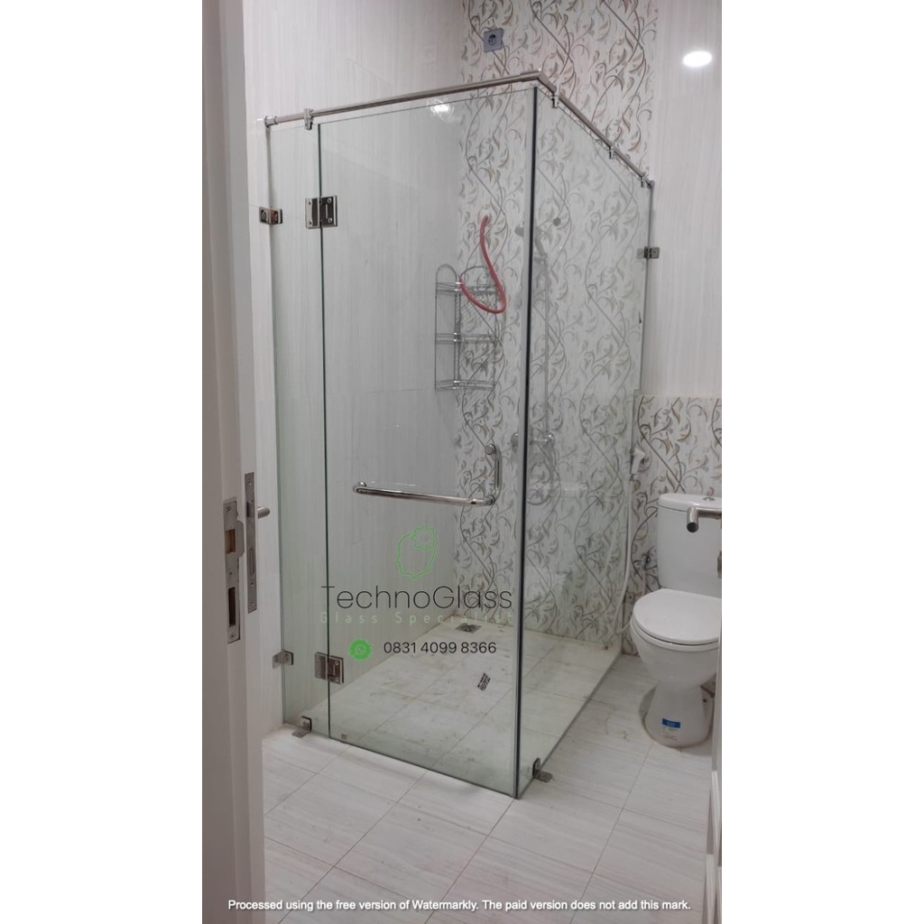 Jual SHOWER BOX / KACA TEMPERED SHOWER / KAMAR MANDI TEMPERED / PARTISI ...