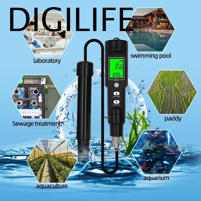 Jual Jual! Dissolved Oxygen Tester Do9100 Do Meter Oksigen Water ...