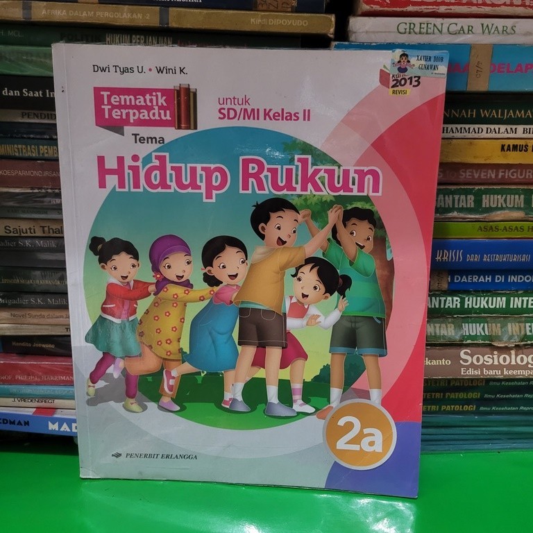 Jual BUKU BEKAS TEMATIK TERPADU KELAS 2A SD ERLANGGA K13 REVISI ...